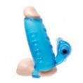 VIBRAÇÃO PÊNIS ENHANCER DELUXE TAMPA PÊNIS VIBRADORA 14767